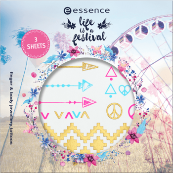 Essence Life is a Festival Finger & Body Jewellery Tattoos 01 Wild Heart, Gypsy Soul