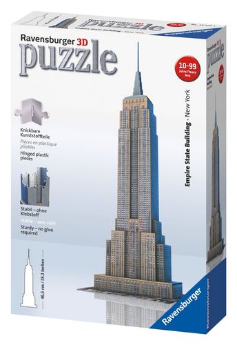 Ravensburger 125531 Empire State Building 3D Puzzle 216 Teile