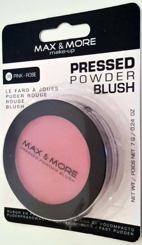 Max & More Pressed Powder Blush 35 Pink - Rose