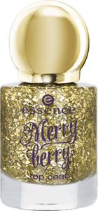 Essence Merry Berry Top Coat 01 I Love My Golden Pumps 8ml