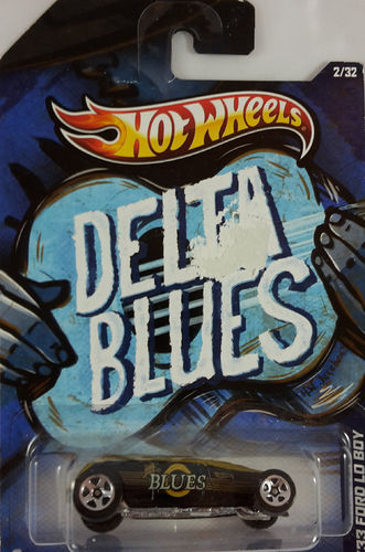 Mattel Hot Wheels Juke Box Delta Blues Gold '33 Ford Lo Boy