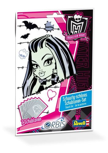 Orbis Airbrush für Kinder 30202 Schablonen-Set Monster High