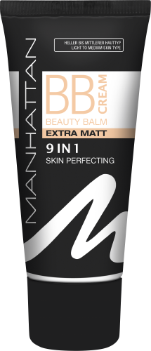 Manhattan BB Cream Extra Matt 9in1 Skin Perfecting 30ml Heller bis mittlerer Hauttyp
