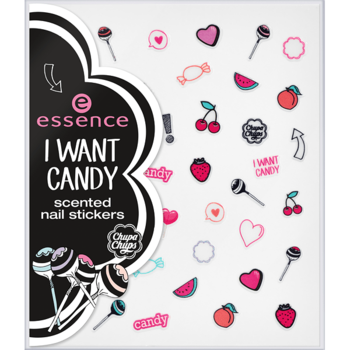 Essence I Want Candy Scented Nail Stickers 01 I Want It All!