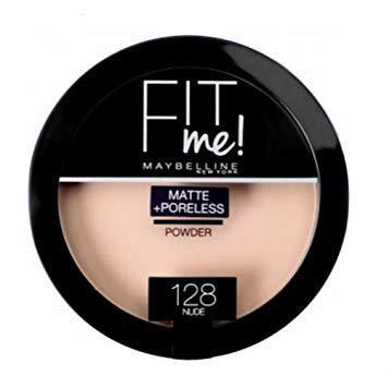 Maybelline Fit Me! Kompakt-Puder Matte + Poreless Powder 128 Nude 14g