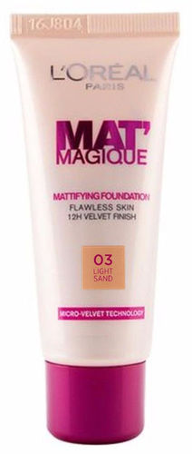 L'Oreal Mat' Magique Mattierende Foundation 03 Light Sand 25ml