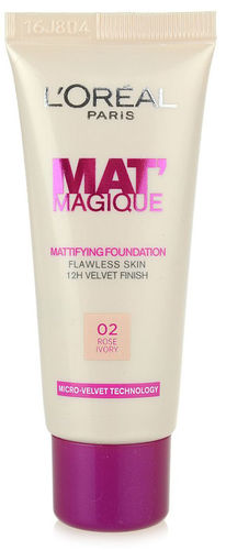L'Oreal Mat' Magique Mattierende Foundation 02 Rose Ivory 25ml