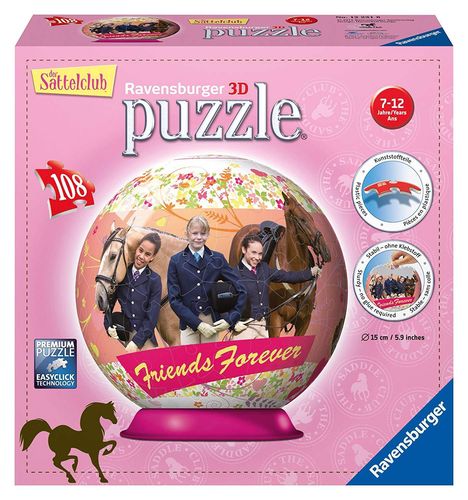 Ravensburger 12231 Puzzleball Sattelclub 108 Teile