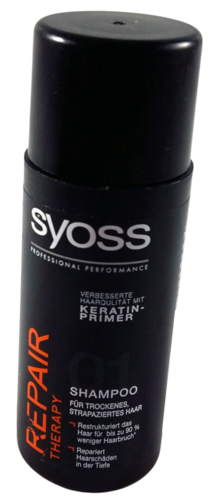 Syoss Repair Therapy Shampoo für trockenes, strapaziertes Haar Keratin Primer 50ml