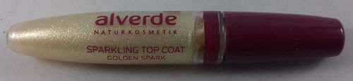 Alverde Antique Shades Sparkling Top Coat 10 Golden Spark 6ml