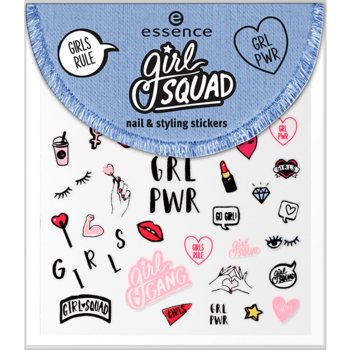 Essence Girl Squad Nail & Styling Stickers 01 Forever Girl Gang