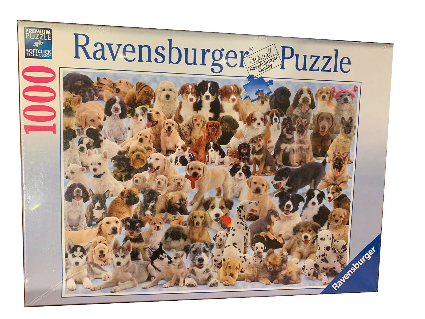 500 Teile Ravensburger Puzzle Hund mit Mütze 14783 