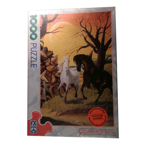 FX Schmid Puzzle 95515 - 1000 Teile Pferde-Duett von 1993