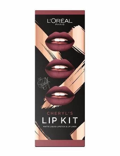 L'Oreal Cheryl's Lip Kit Matte Liquid Lipstick + Lipliner Paint it Greige